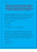 RAPS PRACTICE EXAM NEWEST 2025&sol;2026  COMPLETE QUESTIONS AND CORRECT  ANSWERS &lpar;VERIFIED ANSWERS&rpar; &vert;ALREADY  GRADED A&plus;&vert;&vert;BRAND NEW VERSION&excl;&excl;