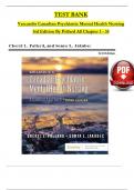 Test Bank - Varcarolis Canadian Psychiatric Mental Health Nursing&comma; 2nd Edition &lpar;Halter&comma; 2019&rpar;&comma; Chapter 1-35 &vert; All Chapters