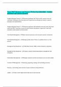 Texas PACT Business and Finance 776 Pre-Test 2025&sol;2026 &ndash; Verified  Questions and Correct Answers