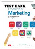 Essentials of Marketing&comma; A Marketing Strategy&lowbar;Planning Approach&period; 17th Edition ISBN10&colon; 1260260372 by William Perreault&comma; Cannon and Jerome McCarthy -All Chapters 1-19 &vert; TEST BANK