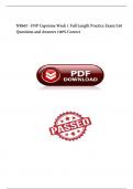 NR667 - FNP Capstone Week 1 Full Length Practice Exam&sol;150 Questions and Answers 100&percnt; Correct