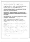 Nur 1520 final Questions With Complete Solutions
