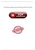 WGU D465 Data Applications Exam With Complete  Solutions 100&percnt; Verified&excl;&excl;