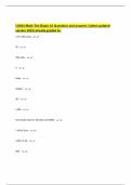 CASAS Math Test&vert;Exam A&vert; Questions and answers &vert;latest updated version 2025&vert;already graded A&plus;