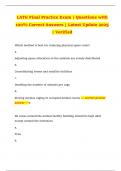 LATG Final Practice Exam &vert; Questions with 100&percnt; Correct Answers &vert; Latest Update 2025 &vert; Verified