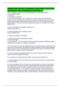 PROBATION OFFICER STANDARD EXAM SHEET 2025&sol;2026 QUESTIONS AND ANSWERS GUARANTEE A&plus;