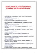 IFSTA Chapter 25 &lpar;2025&rpar; Actual Exam Questions and Answers A&plus; Graded&period;
