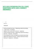 ACG 2025 PATERSON FSU CH&period;1 QUIZ QUESTIONS WITH 100&percnt; CORRECT ANSWERS&excl;&excl;