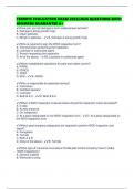 TERMITE EVALUATION EXAM 2025&sol;2026 QUESTIONS WITH ANSWERS GUARANTEE A&plus;