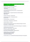 TERMITE TEST PAPER 2025&sol;2026 QUESTIONS WITH ANSWERS GUARANTEE A&plus;