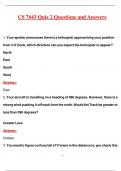 CS 7643 Quiz 2 Questions and Answers 2025 Update with complete solution 100&percnt; Verified &lpar;2025 &sol; 2026&rpar;