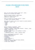 EXAM 1 PULMONARY FUNCTION TEST&period;