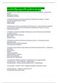 WGU C237 TAXATION 1 FINAL PAPER 2025&sol;2026 QUESTIONS AND ANSWERS GUARANTEE A&plus;