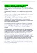 WGU C237 TAXATION 1 TEST PAPER 2025&sol;2026 QUESTIONS AND ANSWERS GUARANTEE A&plus;