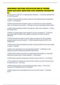 WISCONSIN PESTICIDE APPLICATOR END OF COURSE EXAM 2025&sol;2026 QUESTIONS AND ANSWERS GUARANTEE A&plus;