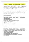 NASM CPT 7 Exam &ndash; Solved Questions With Facts