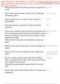 SMARTSHEET CORE PRODUCT CERTIFICATION EXAM QUESTIONS AND ANSWERS &lpar;VERIFIED AND WELL DETAILED ANSWERS&rpar; LATEST UPDATE 2025&sol;2026