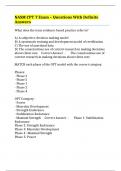 NASM CPT 7 Exam &ndash; Questions With Definite Answers