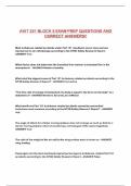AVIT 231 BLOCK 3 EXAM PREP QUESTIONS AND CORRECT ANSWERS&excl;&excl;