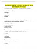 CADUCEUS TEST 4 QUESTIONS AND 100&percnt; CORRECT ANWERS&excl;&excl;