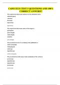 CADUCEUS TEST 5 QUESTIONS AND 100&percnt; CORRECT ANWERS&excl;&excl;