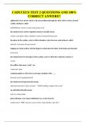 CADUCEUS TEST 2 QUESTIONS AND 100&percnt; CORRECT ANWERS&excl;&excl;