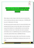 NHA Line of Service Exam 2025&sol;2026 &ndash; 100 Solved Questions on Hospice Care&comma; Patient Rights&comma; Safety Protocols&comma; Pain Management & Support Services