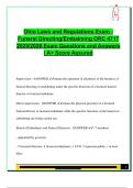 Ohio Laws & Regulations Exam 2025&sol;2026 &ndash; 100 Solved Questions &vert; Funeral Directing&comma; Embalming&comma; Licensing&comma; Cremation Rules & Preneed Contracts