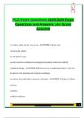 PCA EXAM PACKAGE DEAL QUESTIONS AND VERIFIED DETAILED ANSWERS &vert; 100&percnt; GUARANTEED PASS &vert; ALREADY GRADED A&plus;