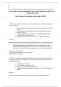 Test Bank For Medical-Surgical Nursing&colon; Critical Thinking in Client Care &lpar;3rd Edition&rpar; &lpar;Medical Surgical Nursing&rpar; 3rd Edition by Priscilla LeMone &lpar;2025&sol;2026&rpar; &lpar;New Edition with All Chapters Covered&rpar;
