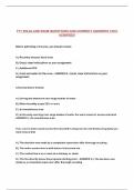 FF1 WILDLAND EXAM QUESTIONS AND CORRECT ANSWERS 100&percnt; VERIFIED&excl;&excl;