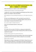 TNT 700&period;2AS EXAM PREP QUESTIONS AND 100&percnt; CORRECT ANWERS&excl;&excl;