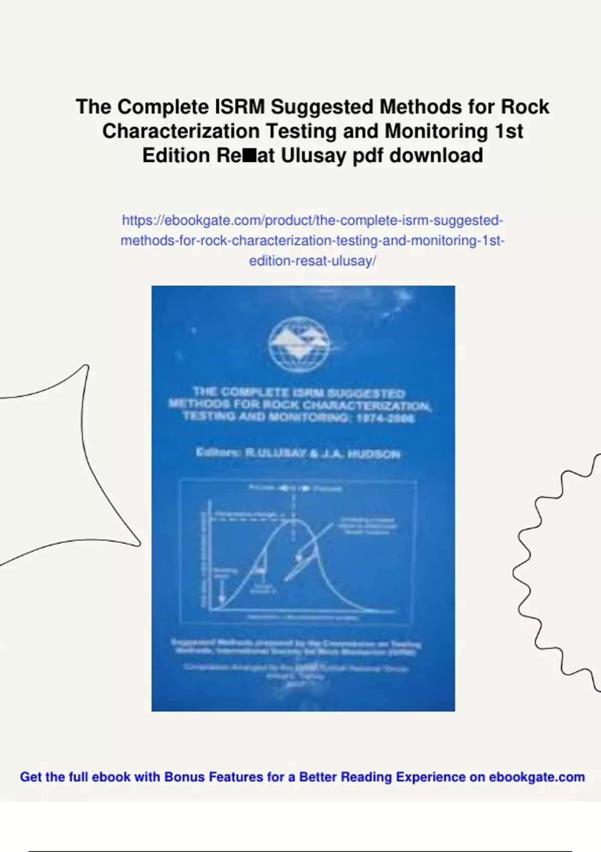 Summary The Complete ISRM Suggested Methods for Rock Characterization ...