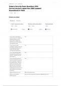 Ontario Security Exam Questions With Correct Answers Latest New 2025 Update&excl;&excl; Guaranteed A&plus; PASS &period;
