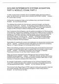 ACQ 2020 INTERMEDIATE SYSTEMS ACQUISTION&comma; PART A&comma; MODULE 2 EXAM&comma; PART 2