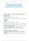 PRACTICE EXAM&comma; NATIONAL PESTICIDE APPLICATOR CERTIFICATION CORE MANUAL
