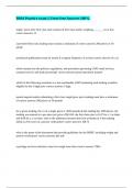 BMA Practice exam &vert;&vert; Error-free Answers 100&percnt;&period;