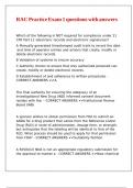 RAC Practice Exam 1 questions with answers