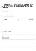 PMKEE E4 EXAM ELABORATIONS QUESTIONS AND VERIFIED ANSWERS 2025 UPDATE &vert; 100&percnt; SOLVED&excl;&excl;