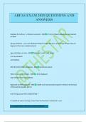 ABFAS EXAM 2025 QUESTIONS AND ANSWERS