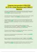 Trugreen &lpar;test practice&rpar; UPDATED  ACTUAL  Exam Questions and CORECT  Answers 