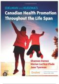Test Bank - Edelman and Kudzma's Canadian Health Promotion Throughout the Life Span&comma; 1st Edition &lpar;Dames&comma;