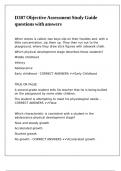 D307 Objective Assessment Study Guide questions with answers