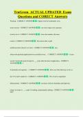 TruGreen  ACTUAL UPDATED  Exam  Questions and CORECT Answers