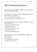 D307 EXAM questions with answers