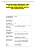 EXCEL CRASH COURSE EXAM FROM WALL STREET PREP - WALL STREET PREP