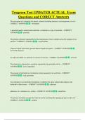 TruGreen Bundled Exam Questions WITH  CORRECT Answers