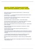 BOILER LICENSE TESTBANK QUESTIONS WITH VERIFIED ANSWERS LATEST UPDATE 