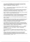ACQ 2020 INTERMEDIATE SYSTEMS ACQUISTION&comma; PART A&comma; MODULE 3 EXAM&comma; PART 3