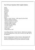 Nur 152 Exam 5 Questions With Complete Solutions